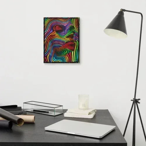 11x14 Canvas | Abstract Woman Wall Art from Dip n' Design