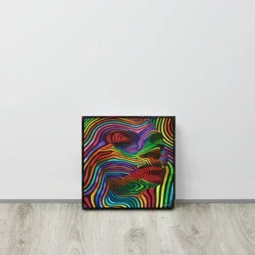 12x12 Canvas | Abstract Woman Wall Art from Dip n' Design