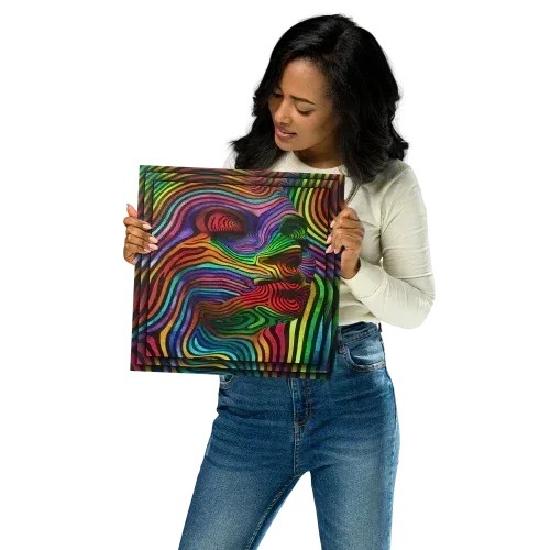 12z12 Metal | Abstract Woman Wall Art from Dip n' Design