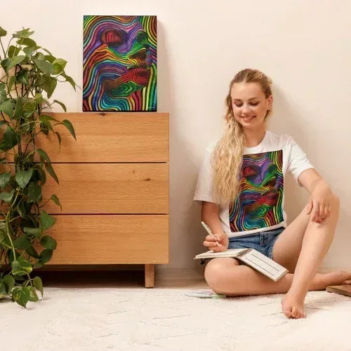 12x16Canvas | Abstract Woman Wall Art from Dip n' Design