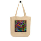 Abstract Woman Oyster Eco Tote Bag - Dip n' Design