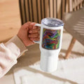 25oz Abstract Woman Travel Mug - Dip n' Design