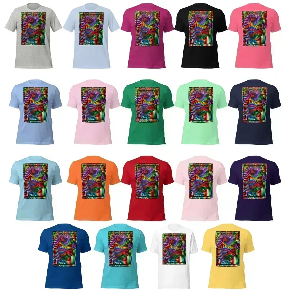 Abstract Woman Unisex T-Shirts - Dip n'Design