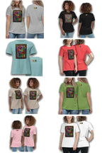 Abstract Woman Women's Relaxed T-Shirts - Dip n'Design