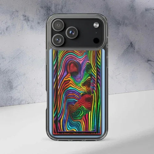 iPhone© 17 Pro MaxClear Phone Case - Abstrac Woman - Dip n' Design